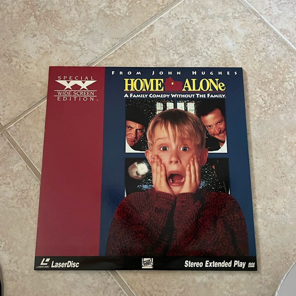 Home Alone Laser Disc 1990 Fox Video Movie Widescreen